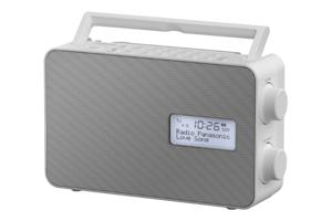 Panasonic RF-D30BTEG, DAB+ radio Draagbaar Digitaal Grijs, Wit