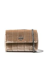 Tory Burch petit sac porté épaule Kira en velours - Marron