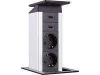 EVOline 106374 Inbouwstekkerdoos Randaarde stekker 1 stuk(s)