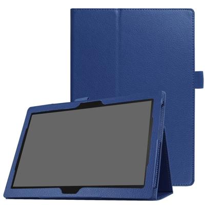Stand flip hoes Lenovo Tab 4 10 Plus / Tab 4 10 blauw Stand flip hoes Lenovo Tab 4 10 Plus / Tab 4 10 blauw