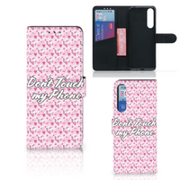 Sony Xperia 1 II Portemonnee Hoesje Flowers Pink DTMP - thumbnail