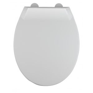 Toiletzitting Allibert Mila Afklikbaar 37,2x5,2x45 cm Soft-Close Kunststof Wit