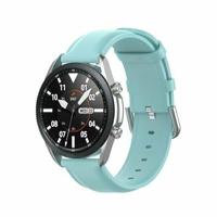 By Qubix - Classic leren bandje - Blauw - Compatible met Xiaomi Redmi Watch 5 Active/Redmi Watch 5 Lite - Compatible Xiaomi bandje