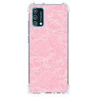 Samsung Galaxy M02s | A02s Case White Flowers