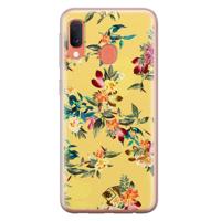 Samsung Galaxy A20e siliconen hoesje - Floral days