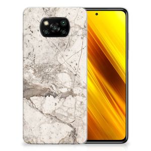 Xiaomi Poco X3 | Poco X3 Pro TPU Siliconen Hoesje Marmer Beige