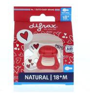 Difrax Fopspeen Natural I Love 18+ (1st)