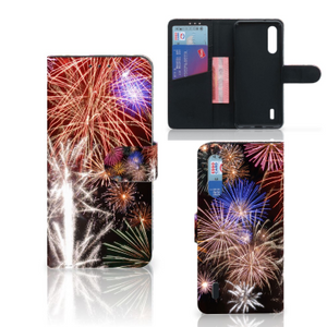 Xiaomi Mi 9 Lite Wallet Case met Pasjes Vuurwerk