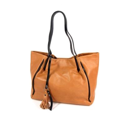 NOVOLUX handtas schoudertas damestas cognac-zwart