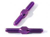 Titanium turnbuckle m3x24mm (2pcs/purple)