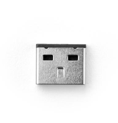 Smartkeeper UL03P2BK USB-A-poortslot Set van 100 stuks Zwart Zonder sleutel
