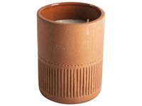 Gusta terracotta kaars 9x12cm