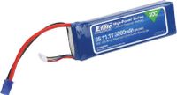 E-Flite Lipo 30c 11,1 volt 3200mah met EC3 Stekker