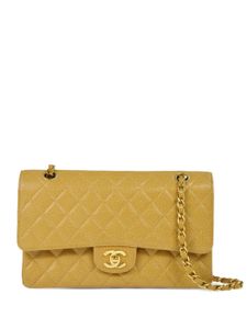 CHANEL Pre-Owned sac porté épaule Double Flap médium (2003) - Tons neutres