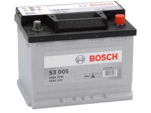 Bosch S3 005 voertuigaccu 56 Ah 12 V 480 A Auto