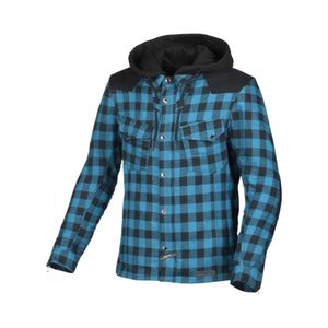 MACNA Inland, Motorhoodie heren, Blauw Zwart