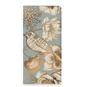 Smart Cover voor Samsung Galaxy A13 (4G) Vintage Bird Flowers