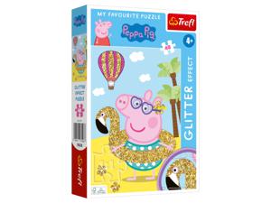 Trefl Peppa Pig puzzel (Glittereffect)