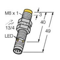 Turck Inductieve sensor Niet vlak PNP, NO NI3-EG08-AP6X-V1131