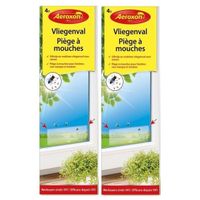 8x Aeroxon vliegenvangers plakstrips 21 cm