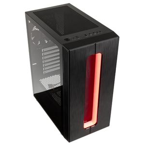 Kolink Nimbus RGB Midi-tower PC-behuizing Zwart 1 voorgeïnstalleerde ventilator, Geïntegreerde verlichting, Zijvenster, Stoffilter