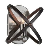 Searchlight Zwart wandlampje Hoopla 8241PW