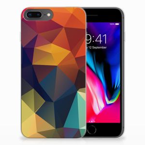 Apple iPhone 7 Plus | 8 Plus TPU Hoesje Polygon Color