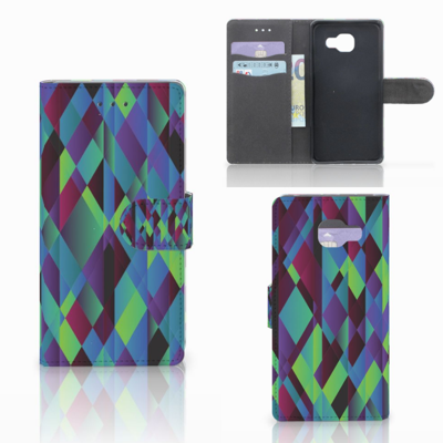 Samsung Galaxy A5 2016 Bookcase Abstract Green Blue