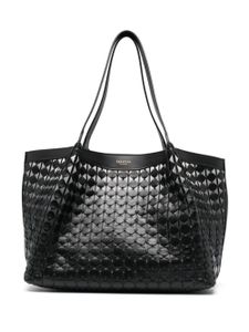 Serapian petit sac cabas Secret en cuir - Noir