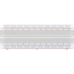 TRU COMPONENTS 0165-40-4-16020 Breadboard Anti-slip Totaal aantal polen 830 (l x b x h) 167 x 54.4 x 8.4 mm 1 stuk(s)