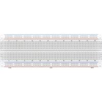 TRU COMPONENTS 0165-40-4-16020 Breadboard Anti-slip Totaal aantal polen 830 (l x b x h) 167 x 54.4 x 8.4 mm 1 stuk(s)