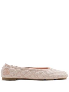 Burberry ballerines Sadler texturées - Rose