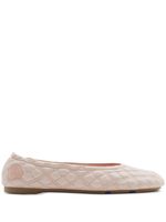 Burberry ballerines Sadler texturées - Rose - thumbnail