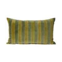 HKliving Striped Velvet Sierkussen 30 x 50 cm - Camo