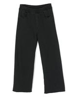 MM6 Maison Margiela Kids pantalon en coton à coupe droite - Noir