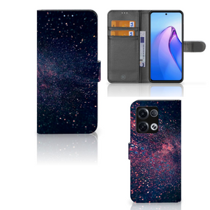 OPPO Reno8 Pro Book Case Stars