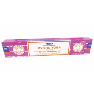 Nag Champa wierookstokjes Mystic Yoga 15 gram   -