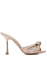 Aquazzura mules Atelier 95 mm en cuir - Or