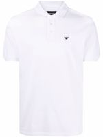 Emporio Armani polo à logo brodé - Blanc - thumbnail