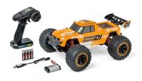 Carson 500404253 1:10 XS Stadium Fighter 100% RTR oranje - op afstand bestuurde auto, RC buggy, incl. batterijen en afstandsbediening, offroad buggy