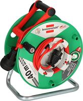 Brennenstuhl Garant G IP44 Kabelhaspel (Buiten Kabelhaspel voor de tuin met 38+2m kabel in rood, speciale kunststof, korte termijn buitengebruik, Made in Germany)