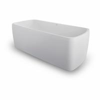 Duravit Qatego bad vrijstaand 180x80cm mat wit 700911000000000