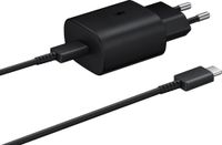 Bulkverpakking - voor Samsung Samsung 25W Power Delivery oplader + kabel - USB-C snellader - Zwart - thumbnail