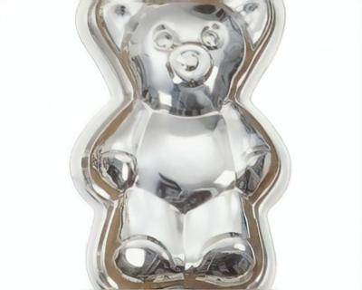 Glückskäfer gummybeer bakvorm 30 x 20 x 4 cm blank staal