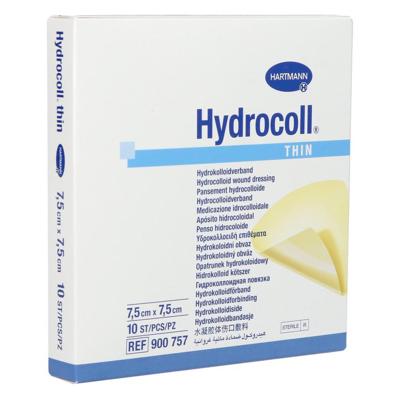 Hydrocoll Thin 7,5x 7,5cm 10 9007571