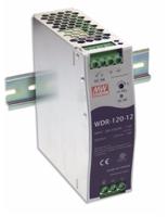 Mean Well WDR-120-12 DIN-rail netvoeding 12 V/DC 10 A 120 W Aantal uitgangen: 1 x Inhoud: 1 stuk(s) - thumbnail