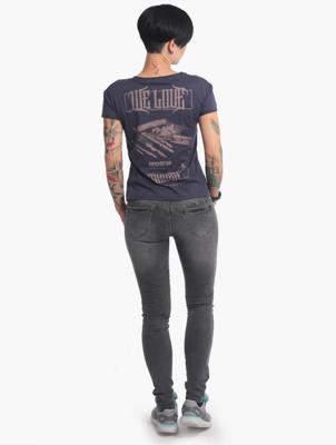 Yakuza / t-shirt We Love Box Fit in blauw Yakuza / t-shirt We Love Box Fit in blauw