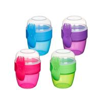 Sistema To Go Snack Capsule + Vork-Lepel 515 ml Assorti