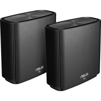 ASUS ZenWiFi AC (CT8) draadloze router Gigabit Ethernet Tri-band (2.4 GHz / 5 GHz / 5 GHz) Zwart