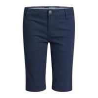 WE Fashion slim fit bermuda donkerblauw
